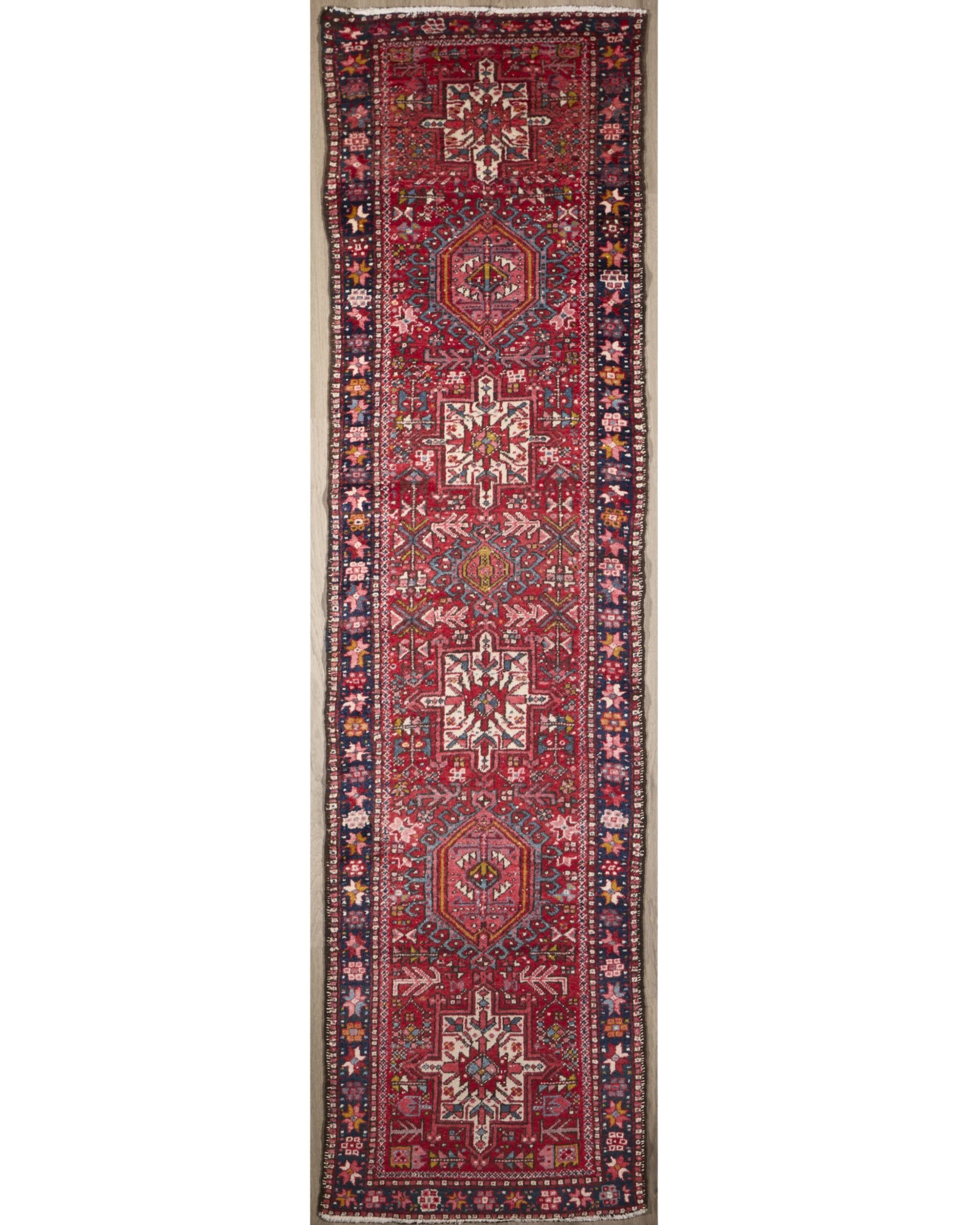 Antique Persian Karajeh 9.8 x 2.7