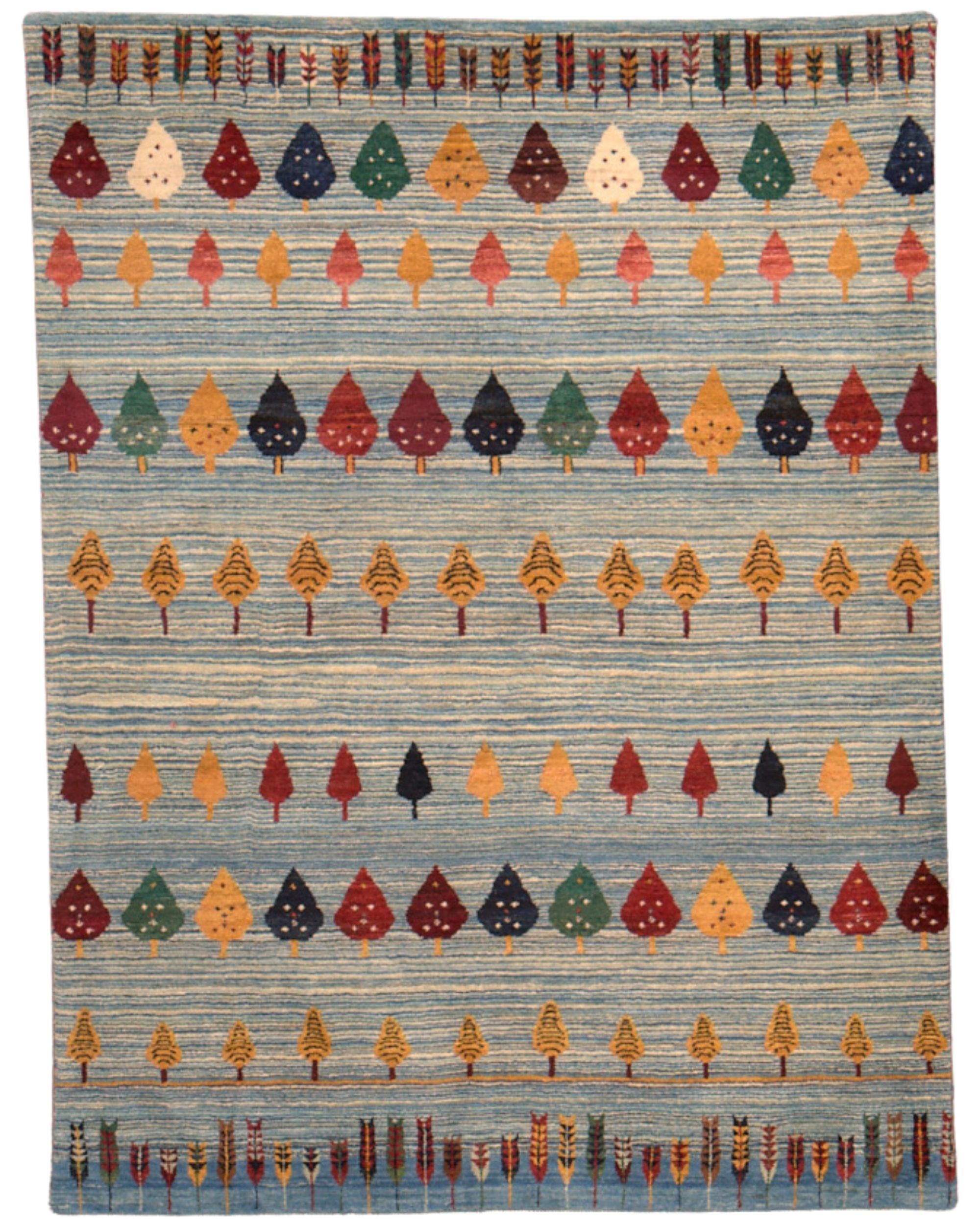 Fine Persian Zolanvari Gabbeh 7,7 x 5.1
