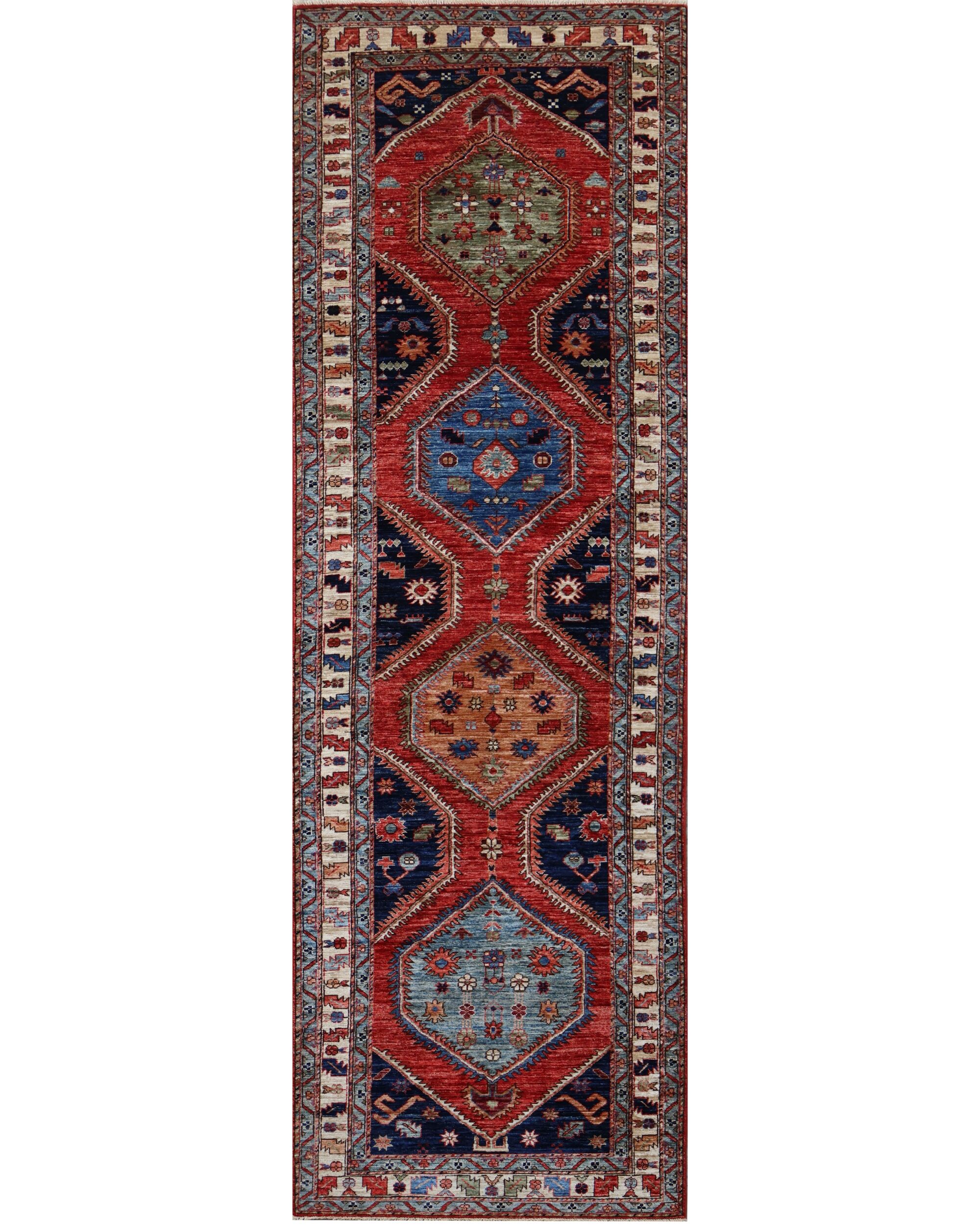 Fine Heriz Serapi Design 11.8 x 3.1
