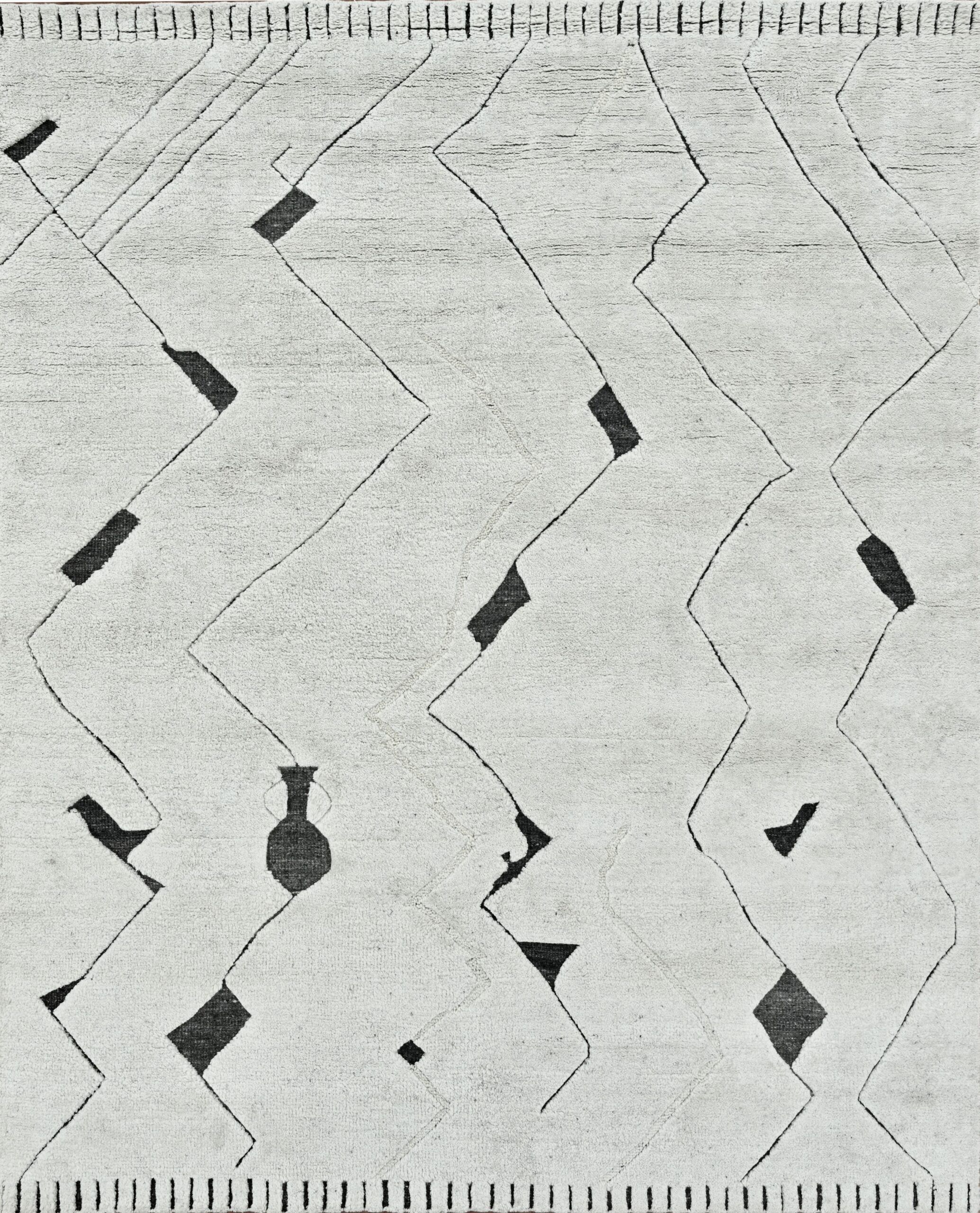 Fine Eva Collection Natural Wool (12 x 9) (10 x 8)