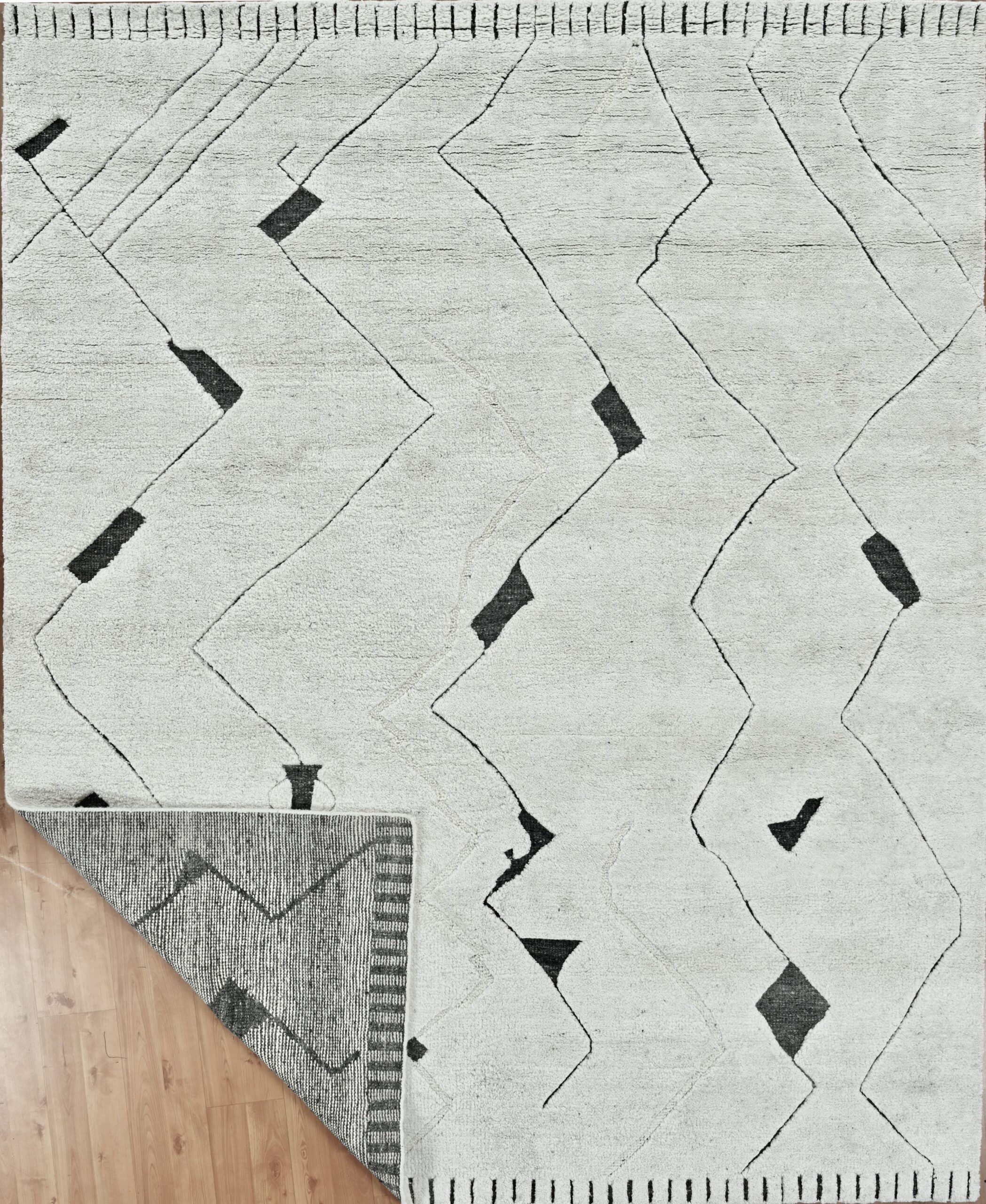 Fine Eva Collection Natural Wool (12 x 9) (10 x 8) - Image 6