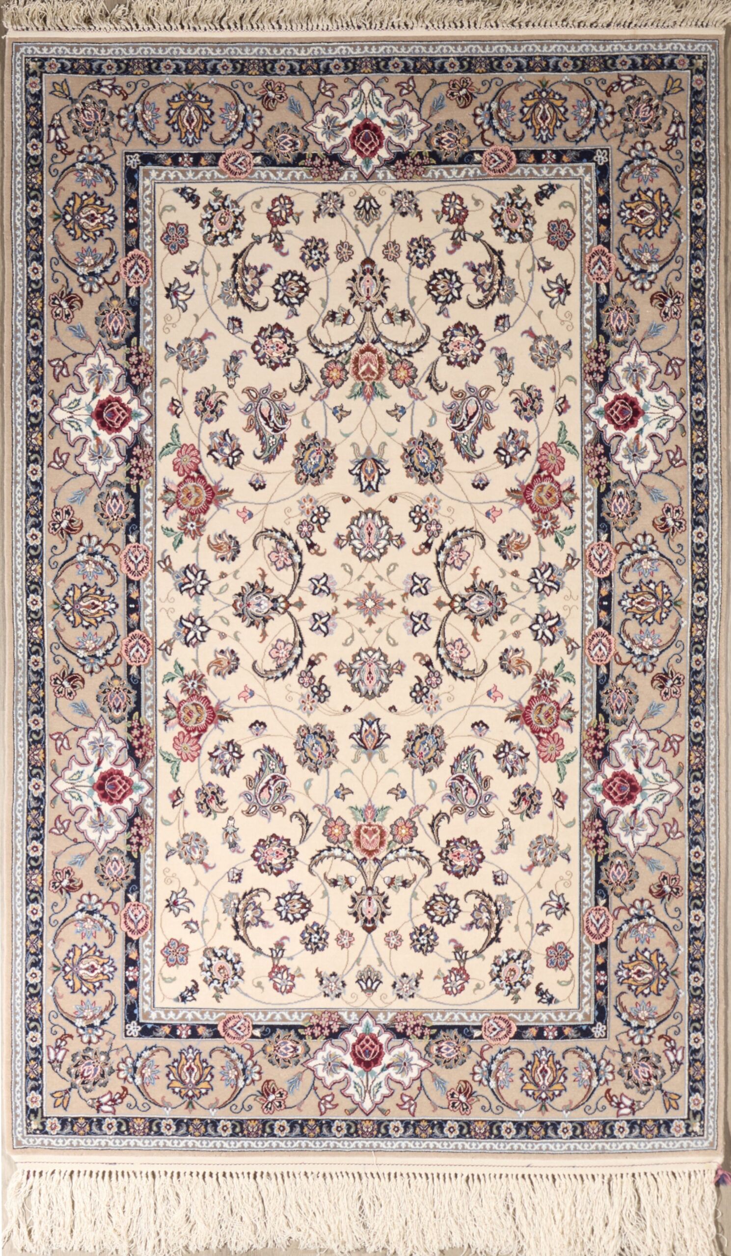 Fine Silk & Wool Isfahan 6 x 4