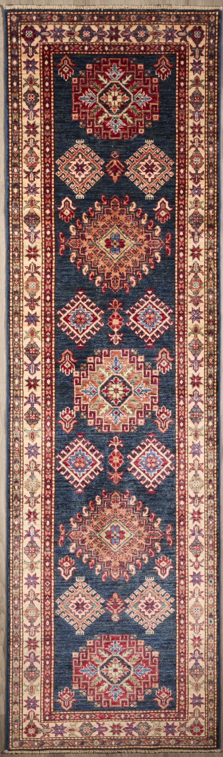 Super Fine Kazak Design 8.8 x 2.7