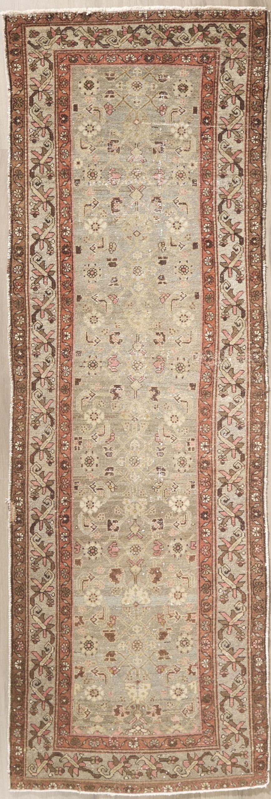 Rare Antique Persian Malayer 9.5 x 3.1