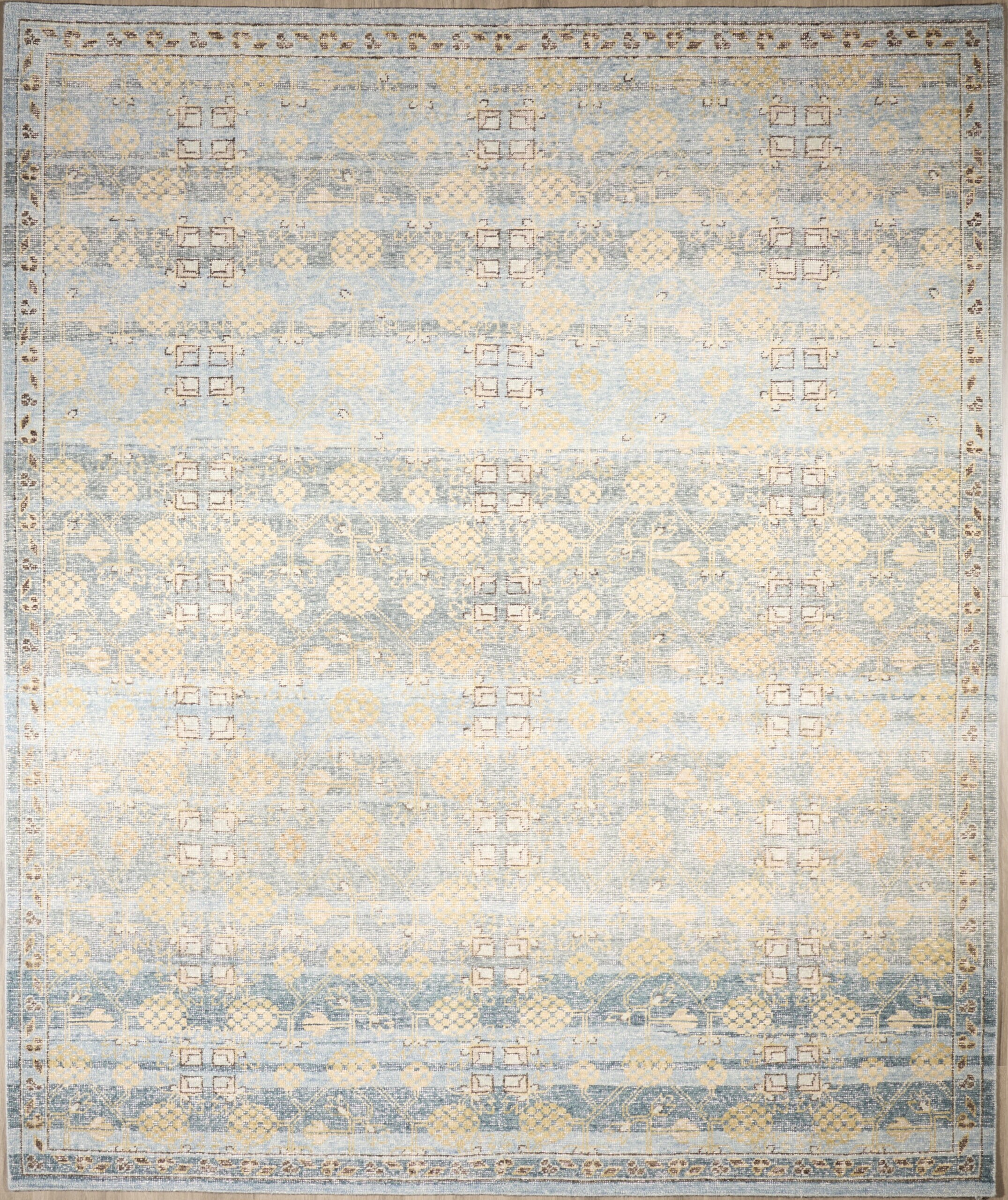 Vintage Oushak Wool 10 x 8