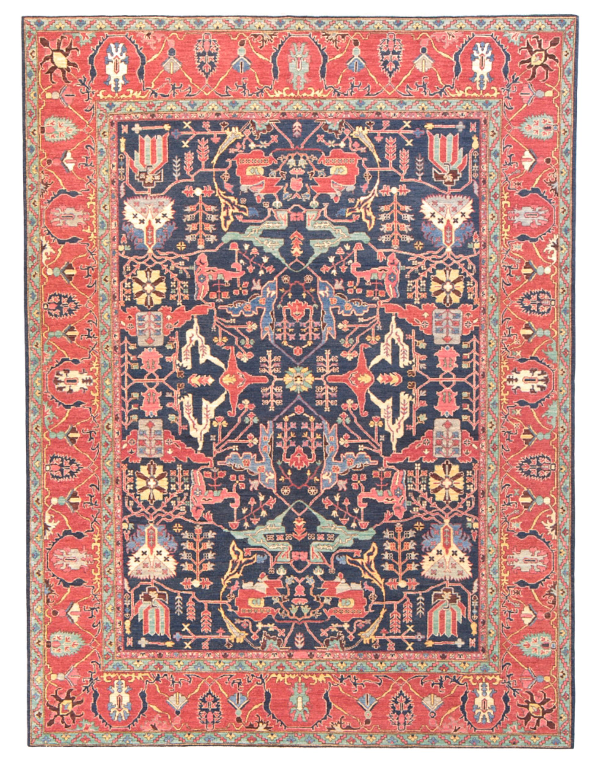 Fine Kordish Bidjar Design 12 x 9
